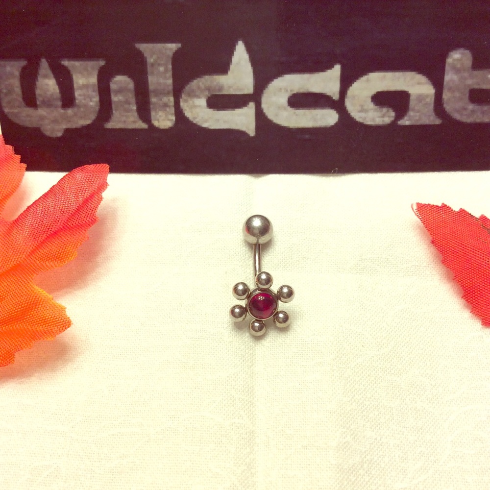 Wildcat Sun Bead red Belly Piercing